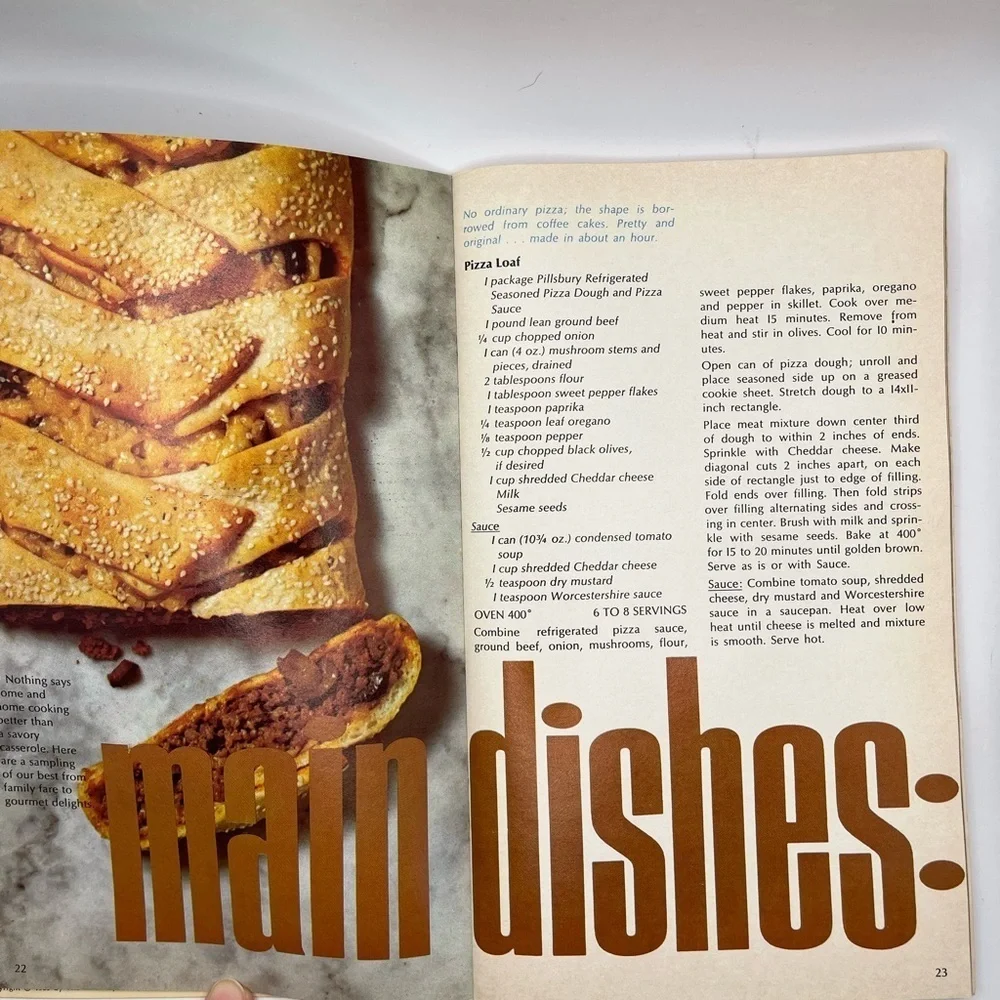 Pillsbury vintage cookbook